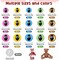 80pcs Colorful Safety Eyes for Amigurumi, Crochet Dolls, and Stuffed Animals – 12/15/18mm with Washers